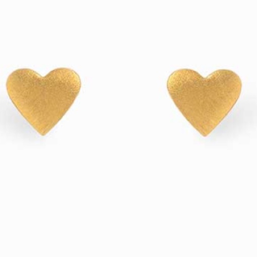 Women’s Gold Heart Shaped Earrings